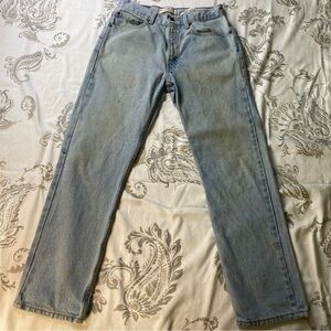 Levis Strauss Regular Fit Jeans Mens
Size 31X30 Light‎ Washed distressed